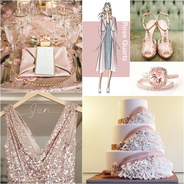 rose-quartz-pantone-color-theme-wedding-party