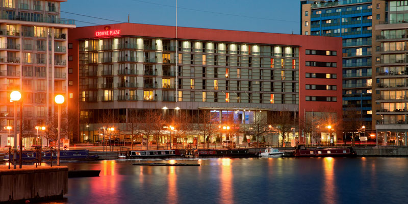 the crowne Plaza docklands London